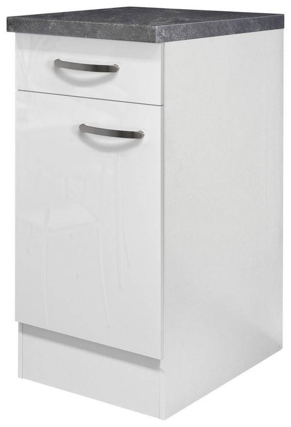 Küchenunterschrank in Weiß und Schiefer entdecken