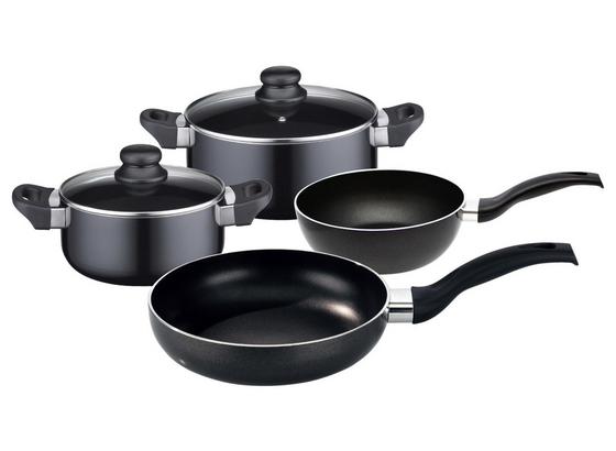 Kochtopfset Topfset Ducto 6 teilig - Anthrazit, Basics, Glas/Metall - ELO Kochtopfset Topfset Ducto 6 teilig - Anthrazit, Basics, Glas/Metall - ELO