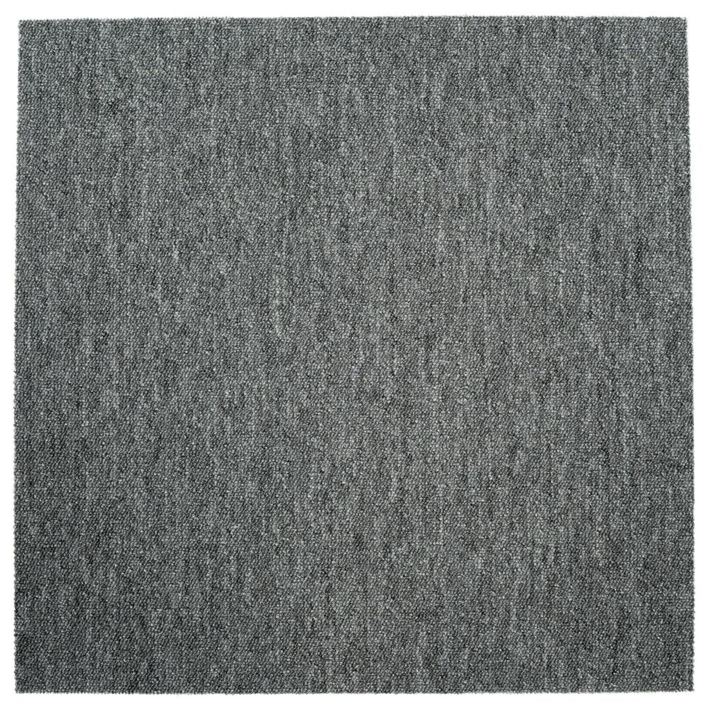 Teppichfliese Hellgrau Sparkle 50x50cm Florhöhe 3,5mm