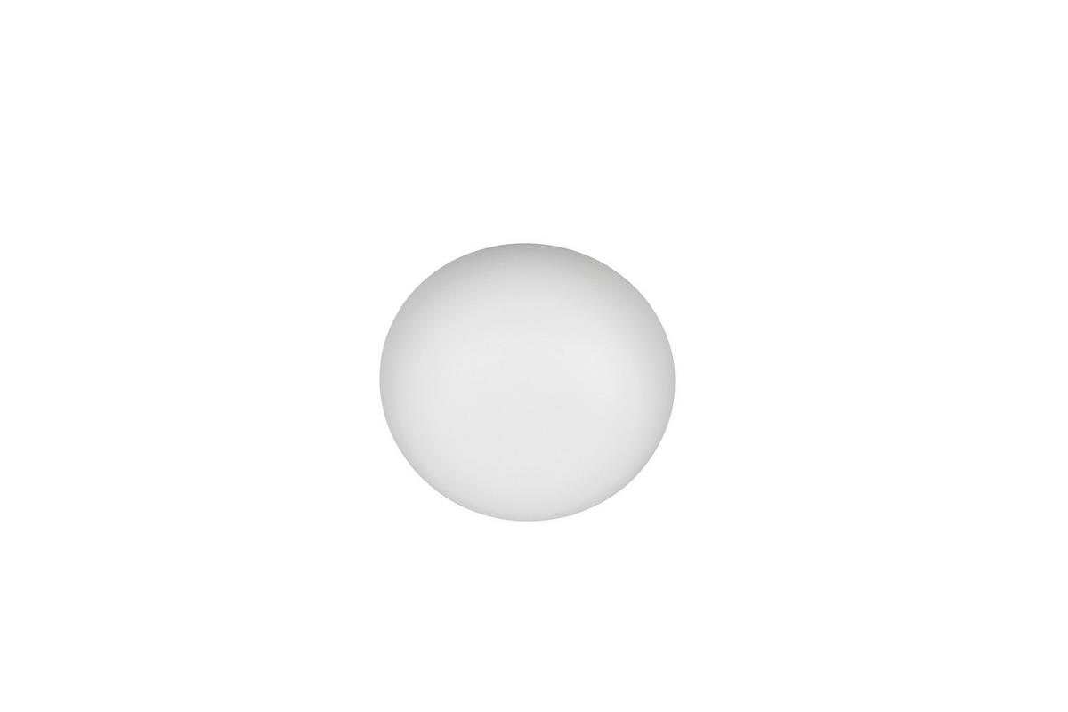 LED-WANDLEUCHTE SASSI - Weiß, KONVENTIONELL, Kunststoff/Metall (15,5cm) - Luca Bessoni