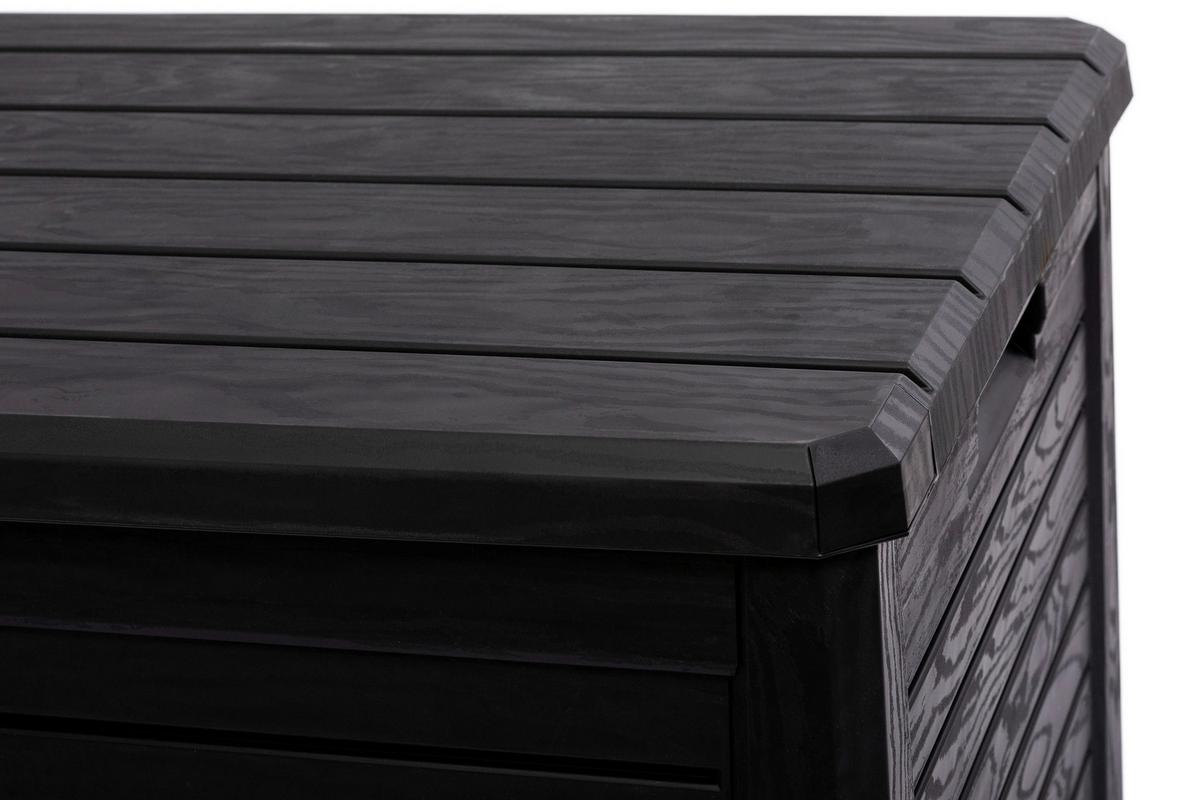 BOX NA VANKÚŠE FLORIDA - antracitová, Basics, plast (148/60/72cm) - Mömax