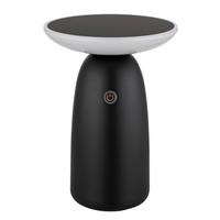 Solarleuchte Memory-Funktion - Opal/Schwarz, Design, Kunststoff/Metall (16/22,5cm) - Globo