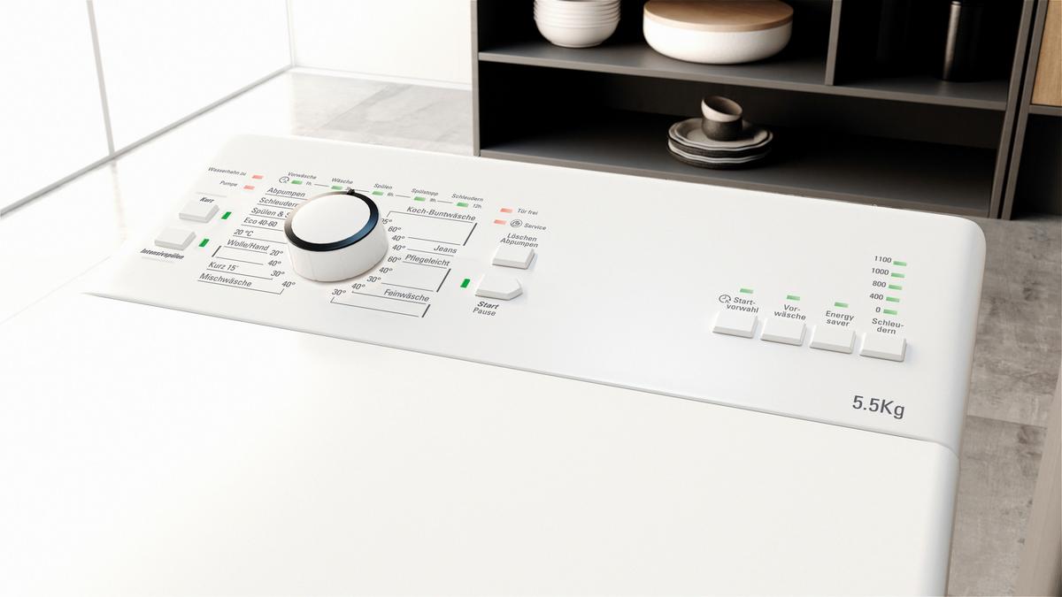 Waschmaschine Wat Prime 55 L3 - Weiß, Trend, Kunststoff/Metall (40/90/60cm) - Bauknecht