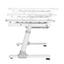 Jugendschreibtisch Comfortline B: 119 cm Weiß - Weiß/Grau, MODERN, Holzwerkstoff/Kunststoff (119/56-80/73cm) - MID.YOU Jugendschreibtisch Comfortline B: 119 cm Weiß - Weiß/Grau, MODERN, Holzwerkstoff/Kunststoff (119/56-80/73cm) - MID.YOU
