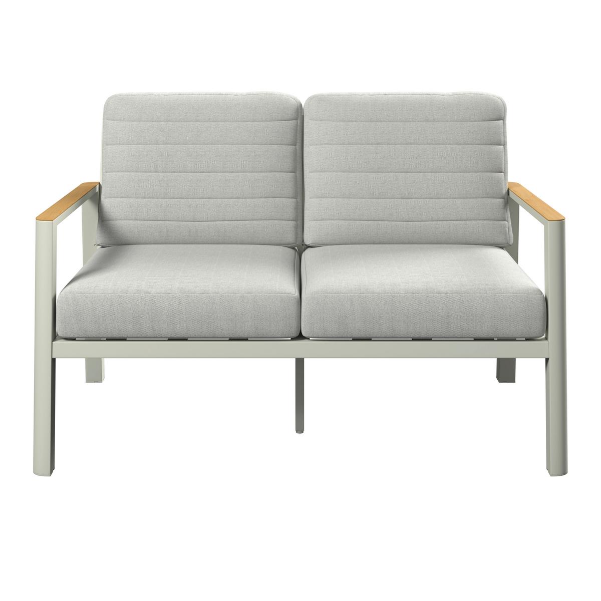 ZAHRADNÍ SADA GARDA - světle šedá/přírodní barvy, Moderní, kov/textil