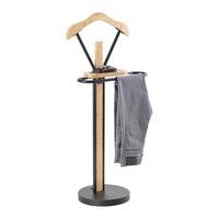 NĚMÝ SLUHA MICHA II -SB- - černá/přírodní barvy, Moderní, kov/dřevo (45/111/28.5 cmcm) - Mömax