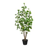 Kunstpflanze H: 110 cm - Schwarz/Braun, Design, Kunststoff (110cm) - P & B