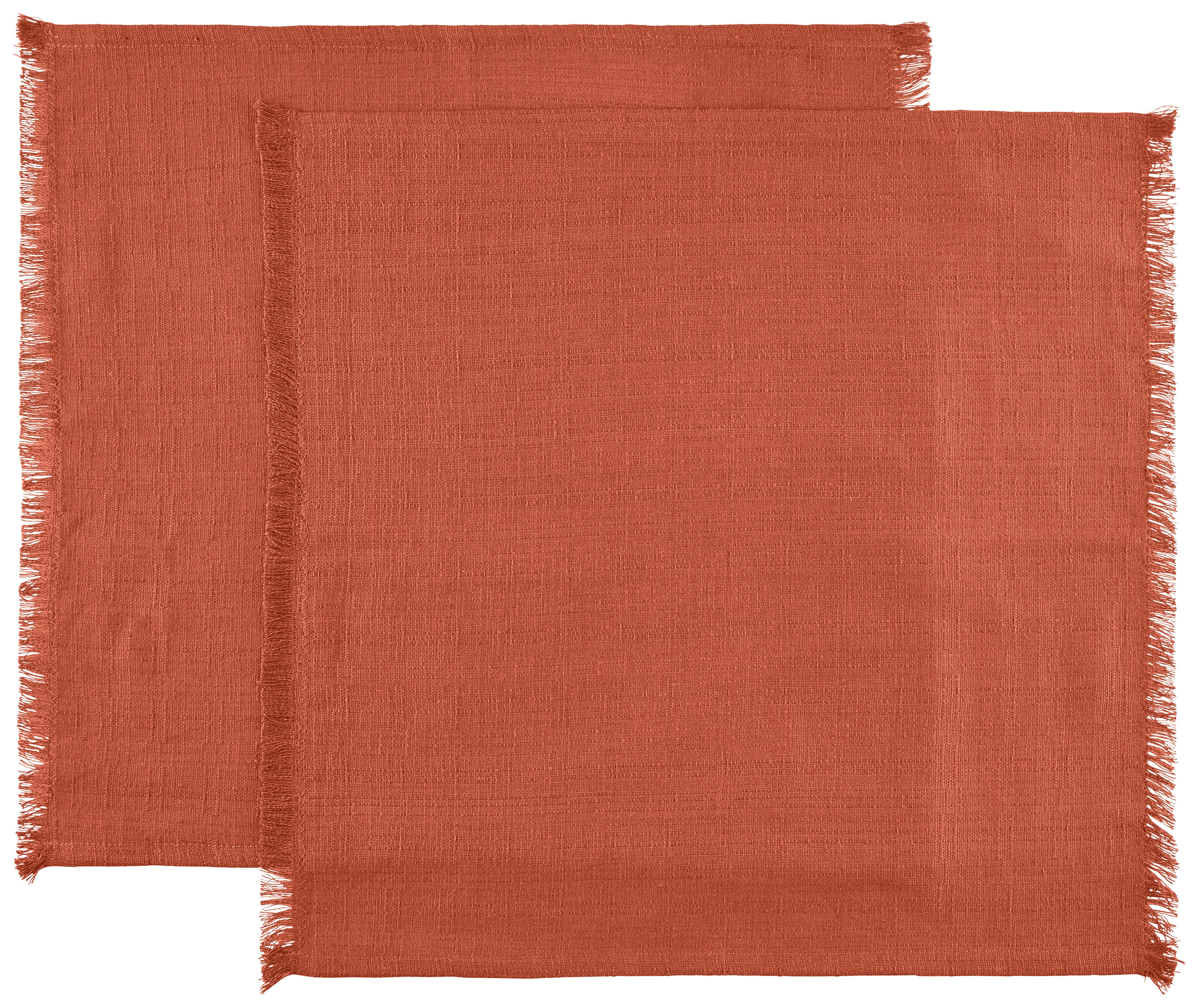 SERVIETTE SIENNA - 2ER PACK - Terracotta, ROMANTIK / LANDHAUS, Textil (40/40cm) - James Wood