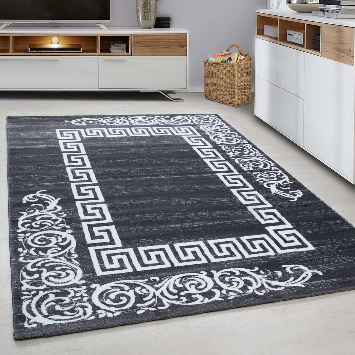 Webteppich Grau Naturfaser Miami 120x170 cm - Grau, Trend, Textil (120/170cm)