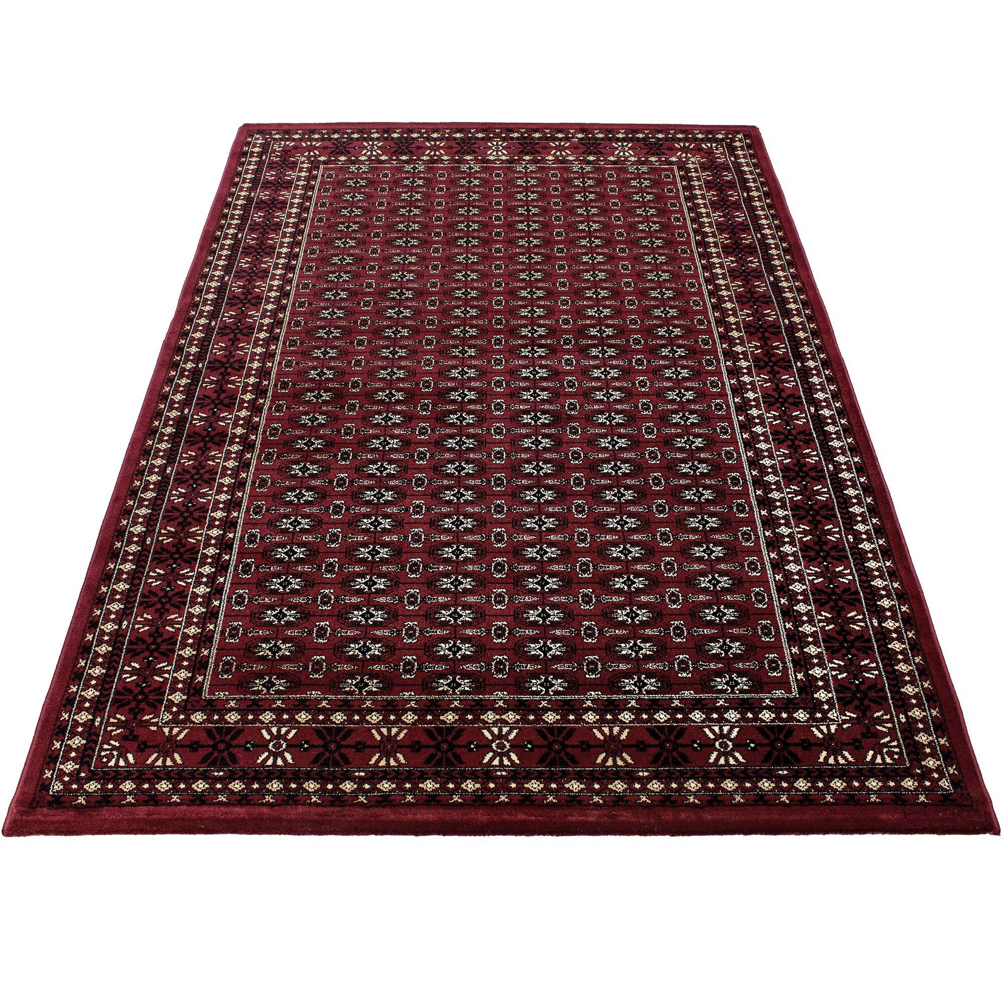 Webteppich Marrakesh - Dunkelrot, KONVENTIONELL, Textil (300/400cm) - Novel