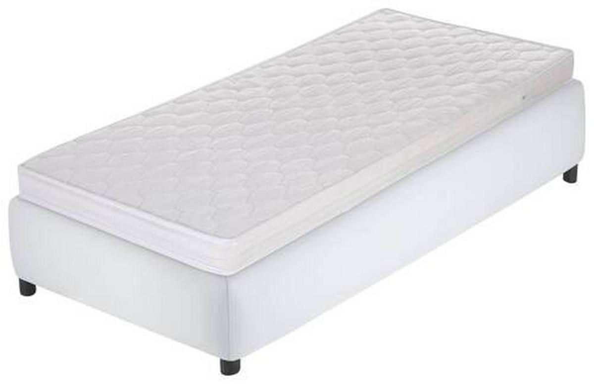 Kaltschaummatratze Caravan 90x200 Cm H2 H: 10 Cm - Weiß, Basics, Kunststoff/Textil (90/200cm) - P & B