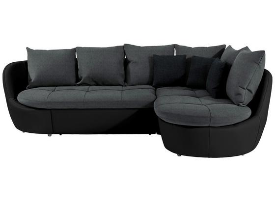 Sedací Souprava S Funkci Lůžka Florida - šedá/černá, Moderní, textil (280/192cm) - Luca Bessoni Sedací Souprava S Funkci Lůžka Florida - šedá/černá, Moderní, textil (280/192cm) - Luca Bessoni