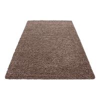Hochflorteppich Dream - Hellbraun, KONVENTIONELL, Textil (60/110cm) - Novel