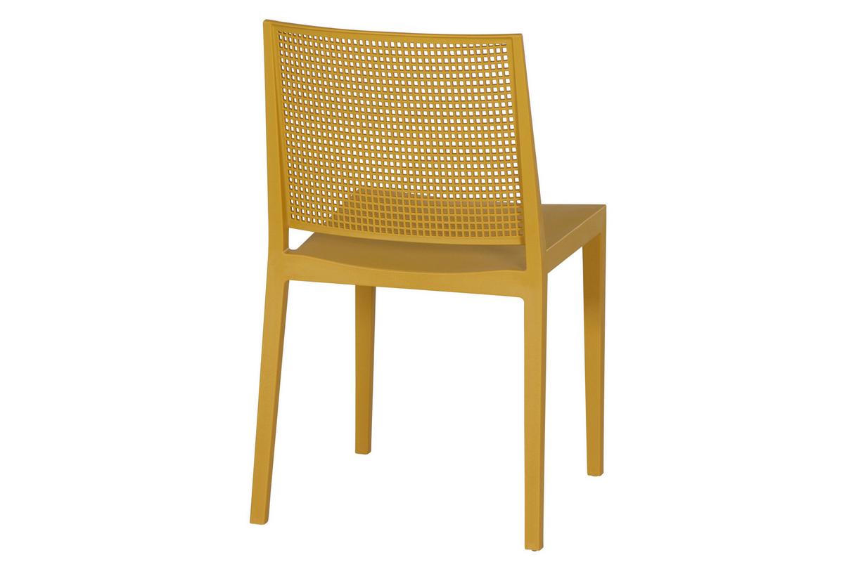 Stapelstuhl T20090 - Gelb, Basics, Kunststoff (46/80/56cm) - Siena Garden
