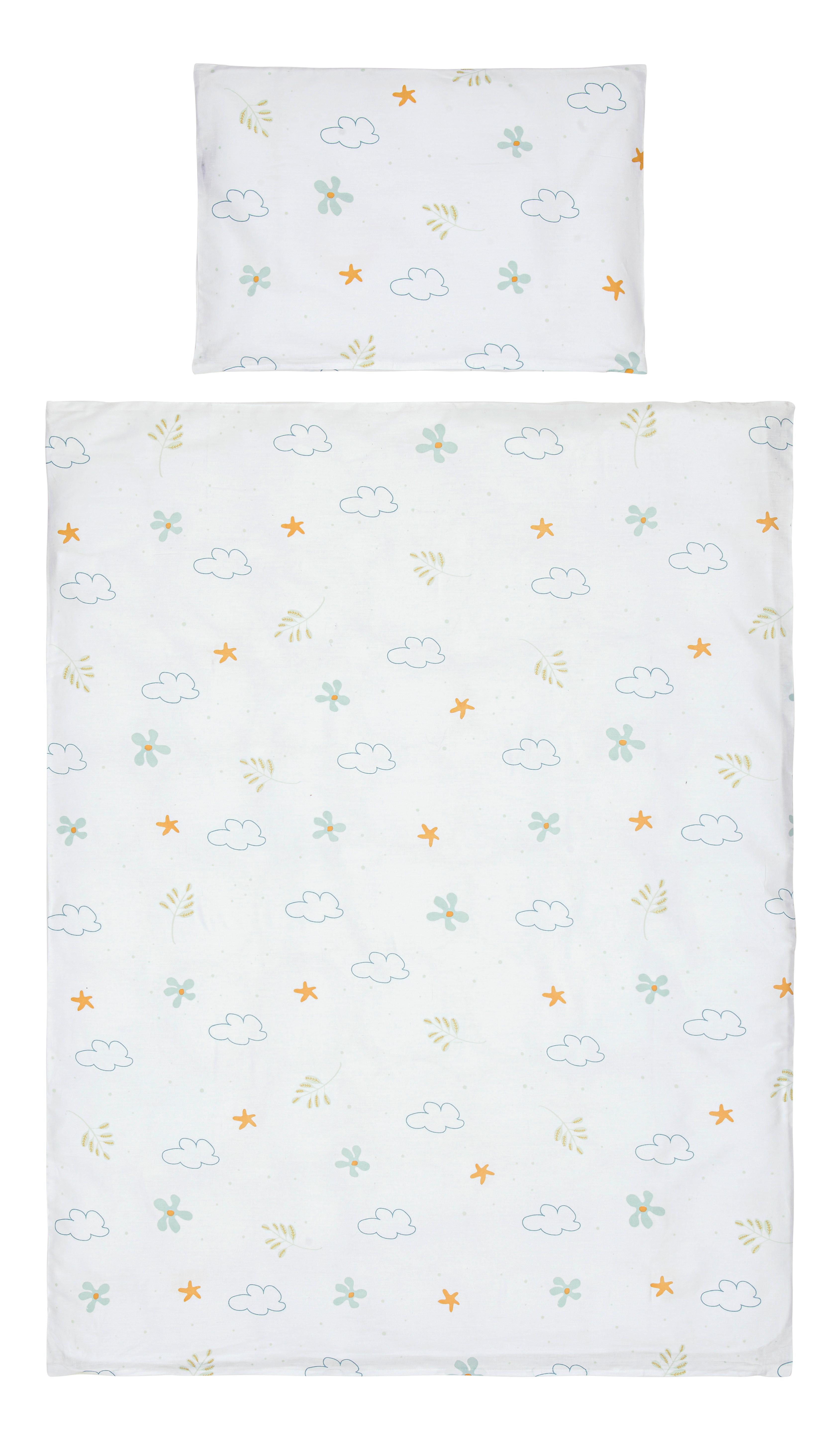 Dětské Povlečení Sally, 40/60+100/135cm - bílá, Moderní, textil (100/135cm) - Premium Living