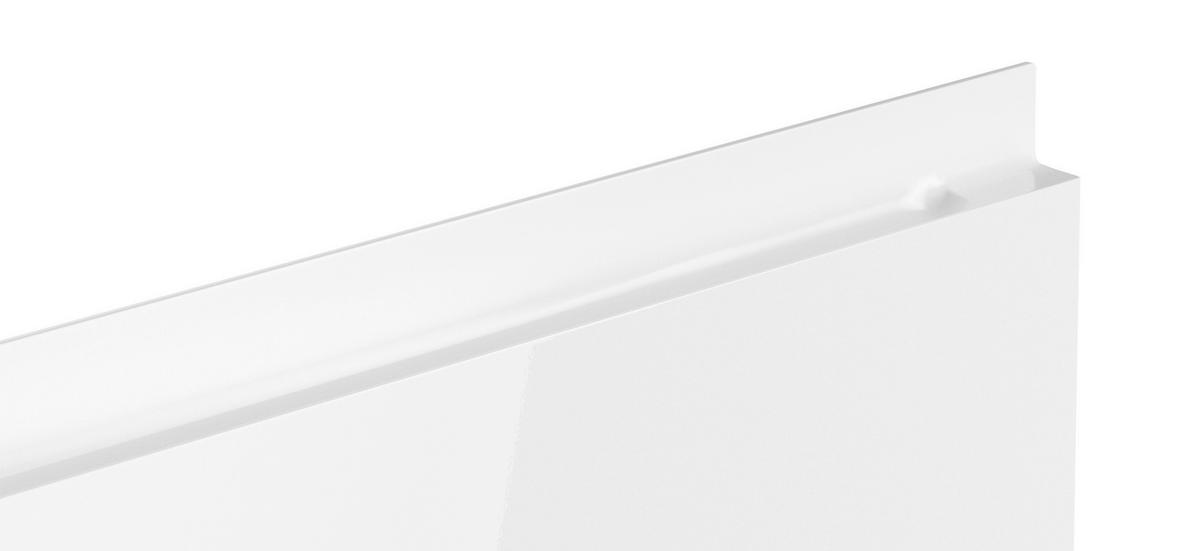 Geräteumbauschrank Monza B: 60 Cm Weiß/grau - Weiß Hochglanz/Weiß, LIFESTYLE, Holzwerkstoff (60/166/60cm) - Held