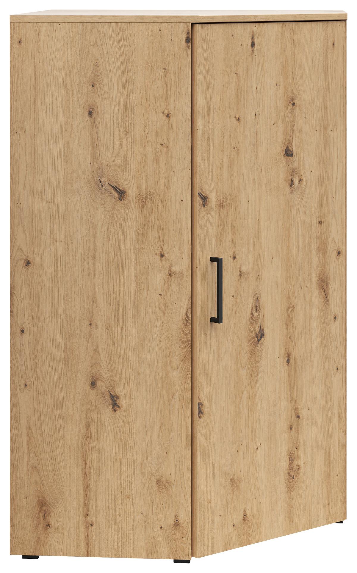 Sarokkomód Cabinet - Artisan tölgy, Modern, faalapú anyag (71,5/71,5cm)
