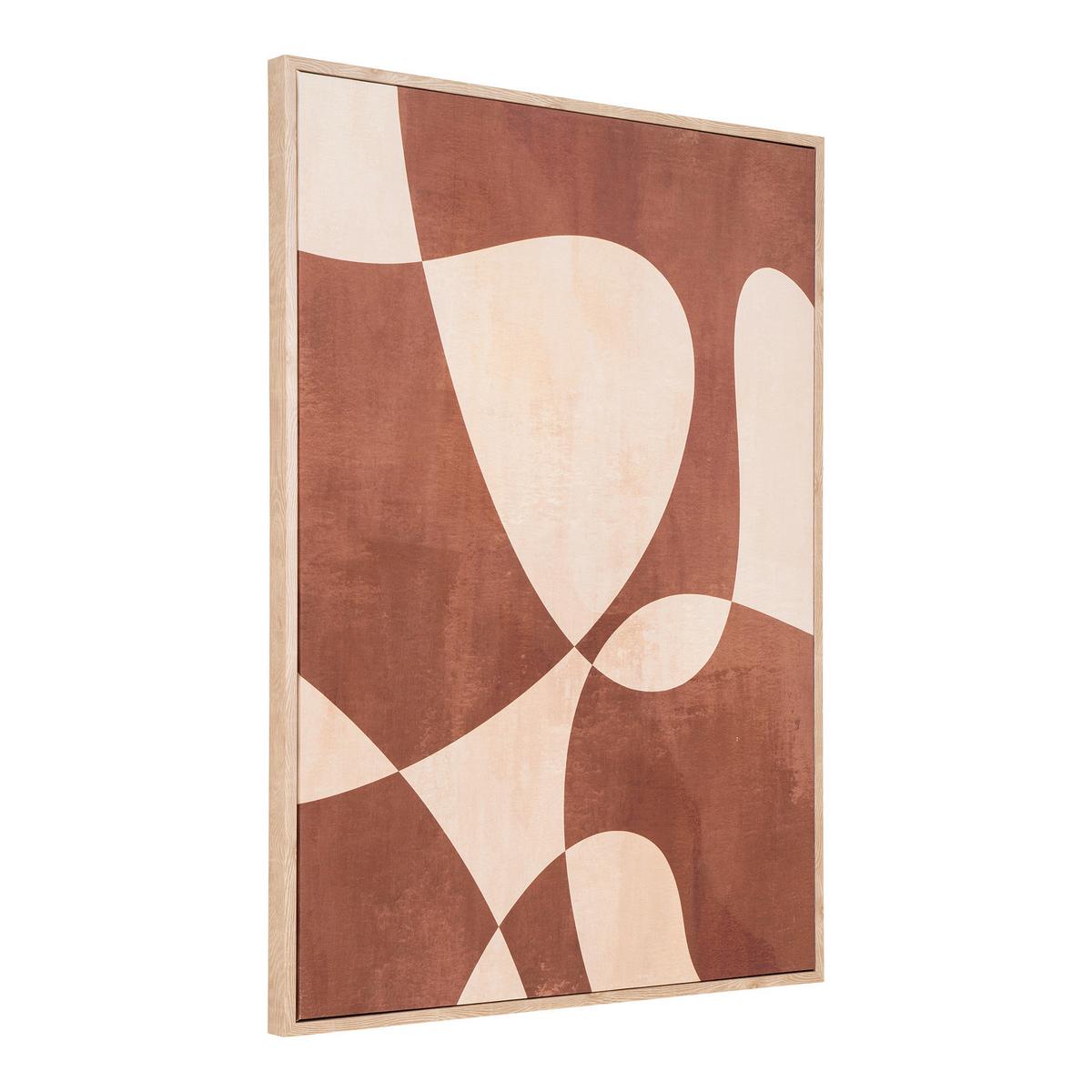 Bild Cape Beige Hellbraun B: 50 cm - Hellbraun/Beige, Design, Holz/Kunststoff (50/70/2.5cm)