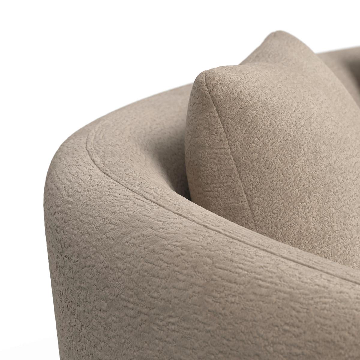 Pohovka JULIE, béžová ženilka, max. 360 kg - béžová, Modern, drevo/textil (178/66/82cm) - Bessagi Home