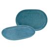 Servierplatten-Set 21625 Orient Mand. Aquam - Hellblau, Trend, Keramik (30/23/7cm) - Creatable
