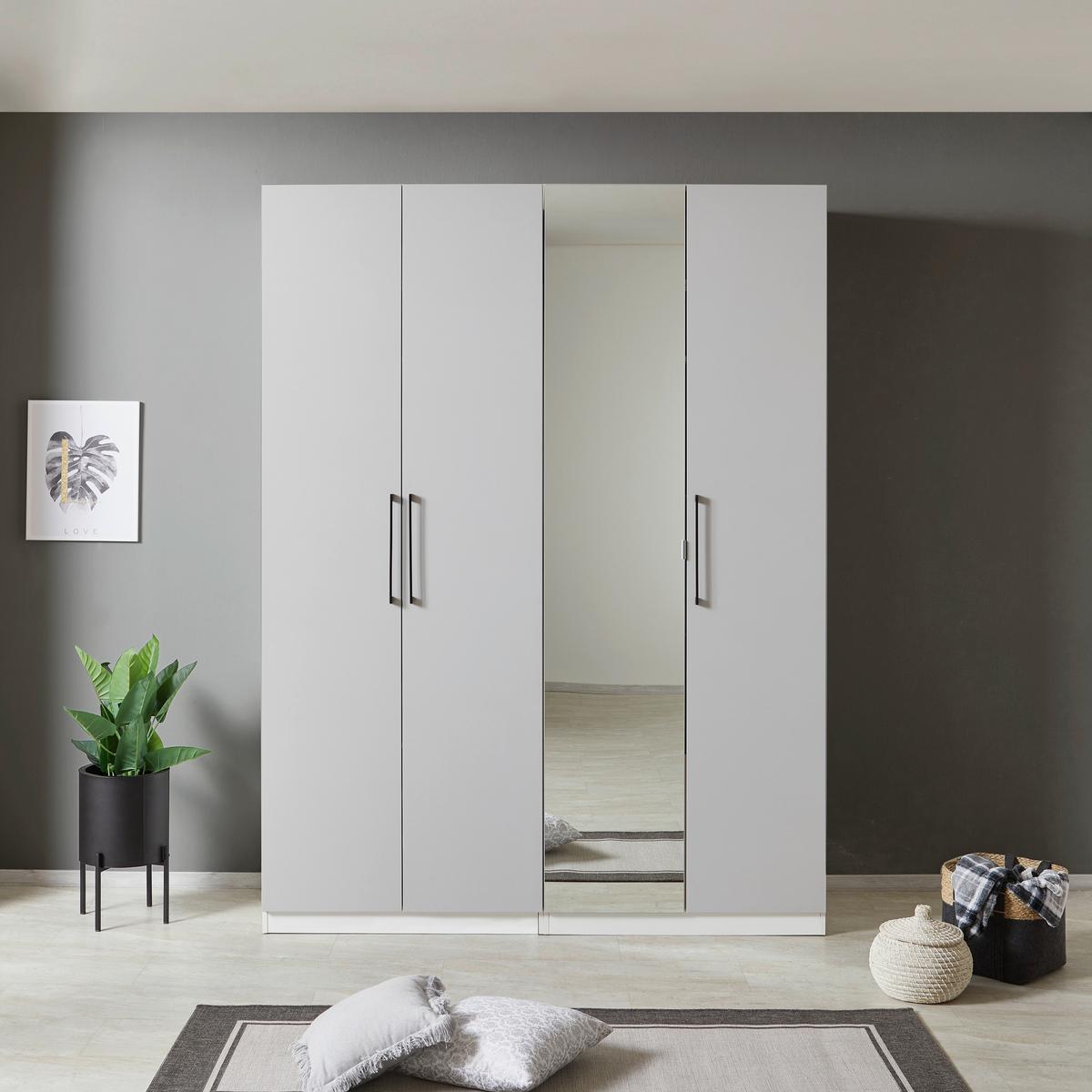 DVEŘE UNIT - světle šedá, Moderní, kompozitní dřevo (45,3/234,8/1,8cm) - Ondega