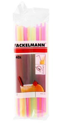 Trinkhalm 40 Stück - Pink/Gelb, KONVENTIONELL, Kunststoff (21cm) - Fackelmann Trinkhalm 40 Stück - Pink/Gelb, KONVENTIONELL, Kunststoff (21cm) - Fackelmann