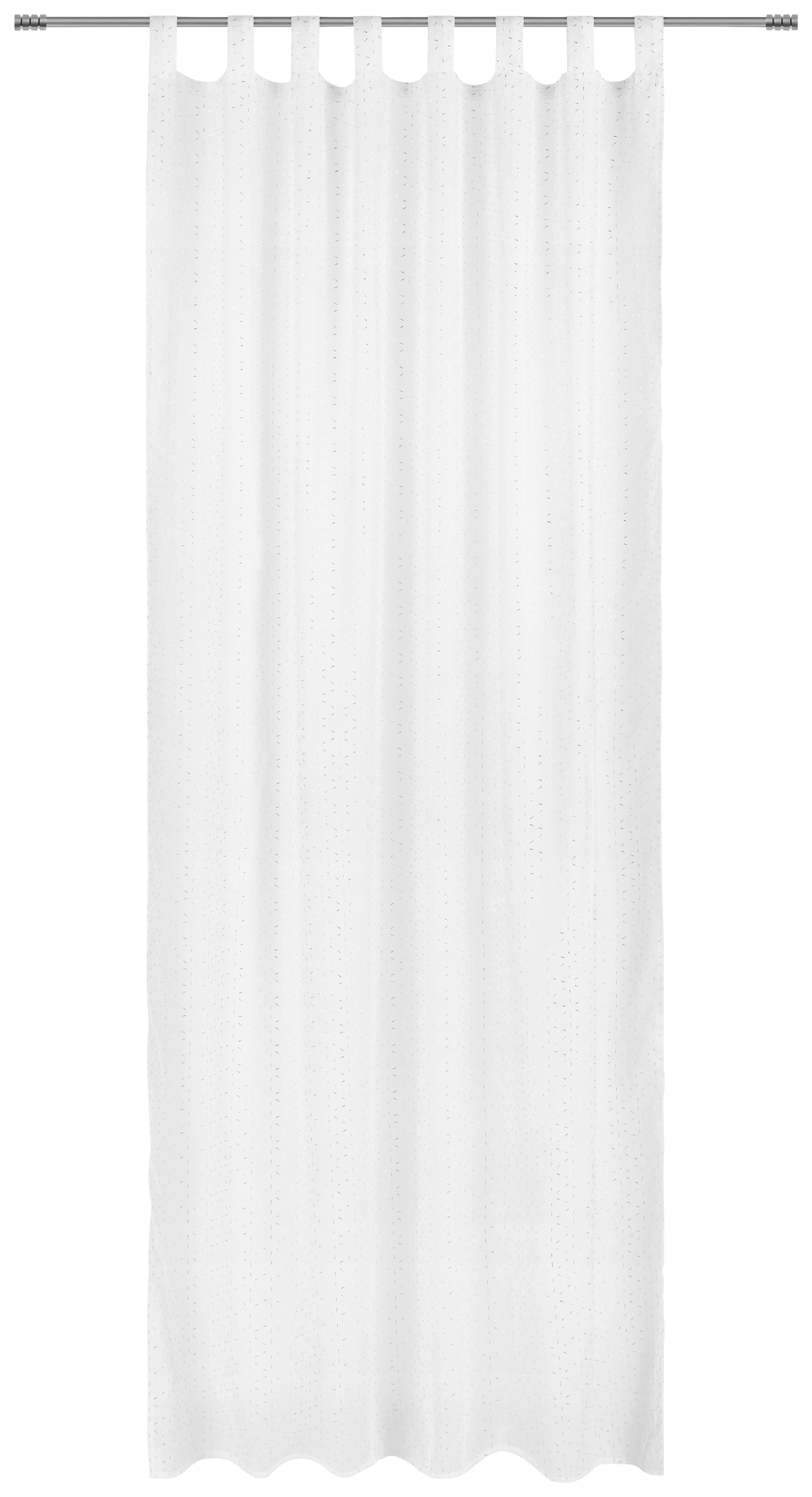 Kombivorhang Julia - Weiß, MODERN, Textil (140/255cm) - Luca Bessoni