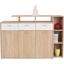 Komoda Tom - biela/dub sonoma, Moderný, drevo (150/105/40cm) Komoda Tom - biela/dub sonoma, Moderný, drevo (150/105/40cm)