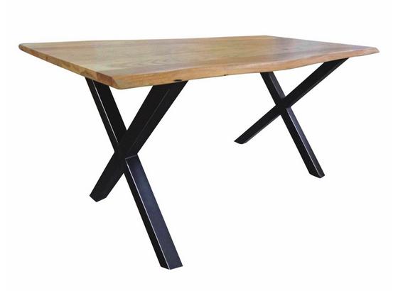Schreibtisch B: ca. 200 cm Naturfarben - Schwarz/Naturfarben, Basics, Holz/Metall (200/77/100cm) Schreibtisch B: ca. 200 cm Naturfarben - Schwarz/Naturfarben, Basics, Holz/Metall (200/77/100cm)