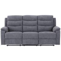 TŘÍMÍSTNÁ POHOVKA MANCHESTER-BASED- - šedá/černá, Konvenční, textil/plast (208/102/93cm) - Based