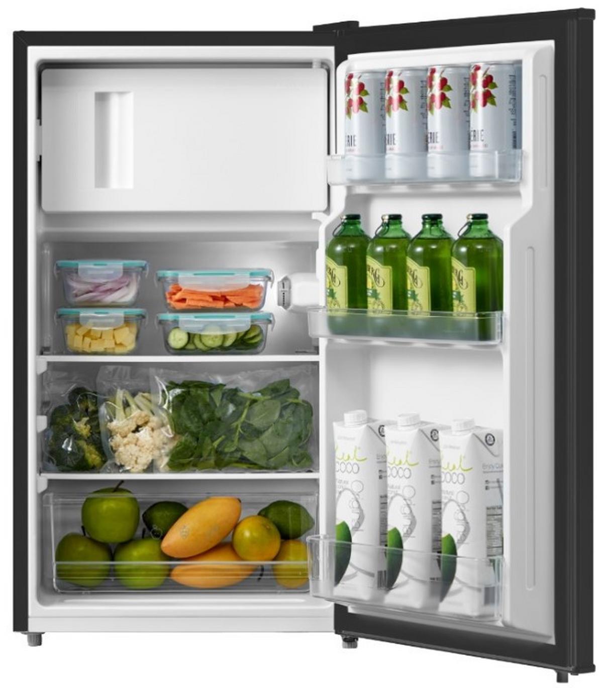 Minikühlschrank Rcd115dk2 - Schwarz, Basics, Kunststoff/Metall (47.5/84.5/44.5cm) - Comfee