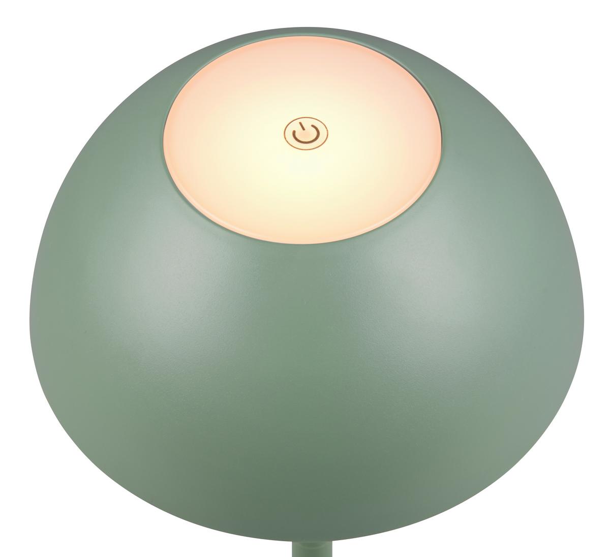 Akku-tischleuchte R54106149 Ricardo - Grün, Trend, Kunststoff (13,5/30cm)