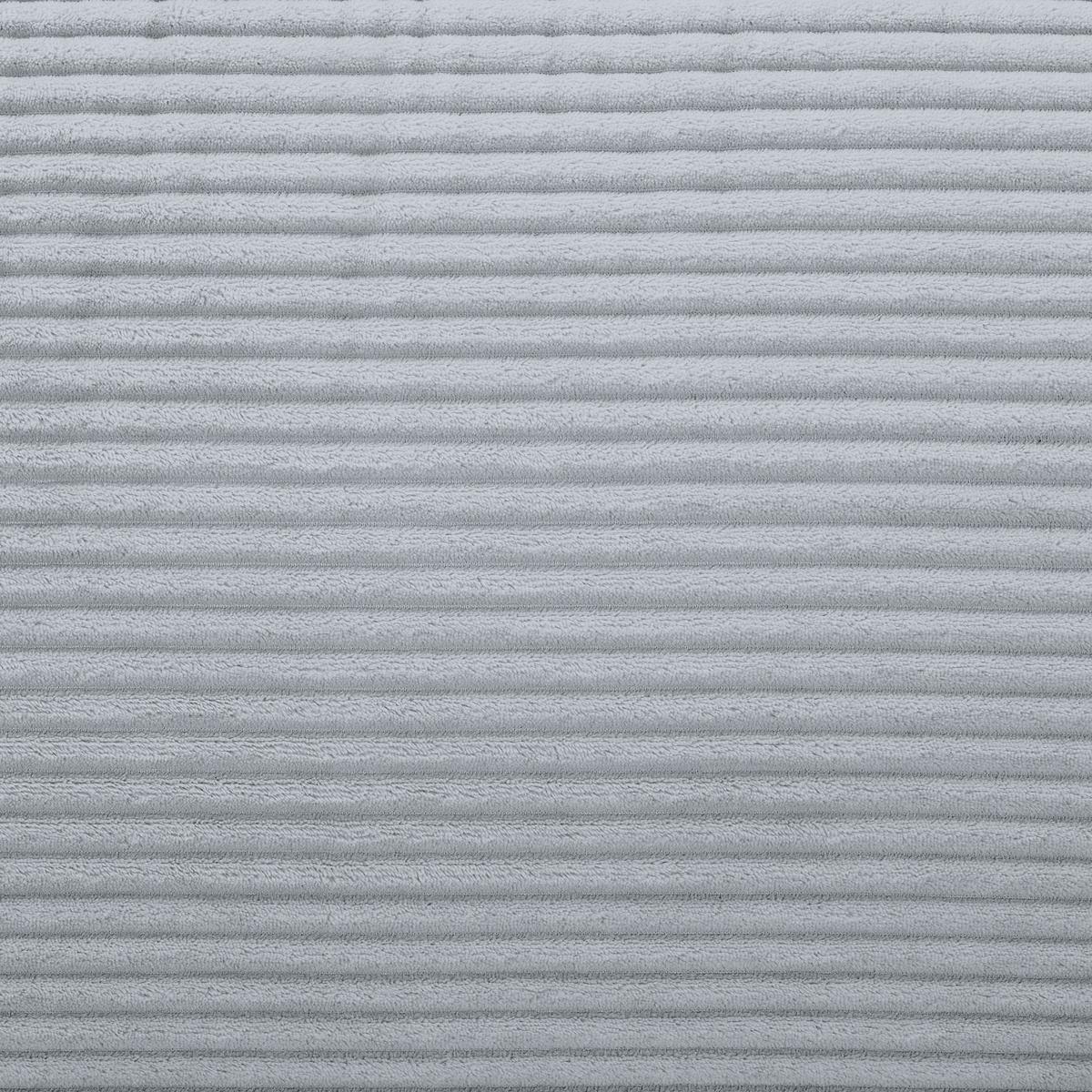 Ecksofa Mit Zierkissen Pearl Grau 303x196 Cm - Schwarz/Grau, Design, Textil (303/196cm) - Livetastic