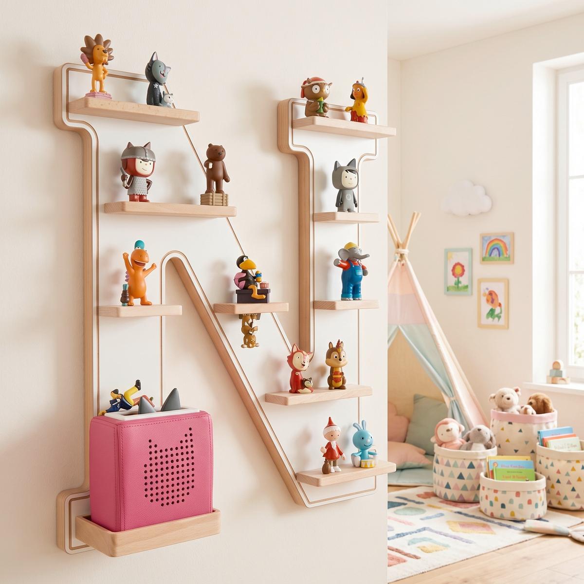 Kinderregal Boarti Weiß B: 50 cm - Weiß, MODERN, Holzwerkstoff (50/54/19cm) - Livetastic