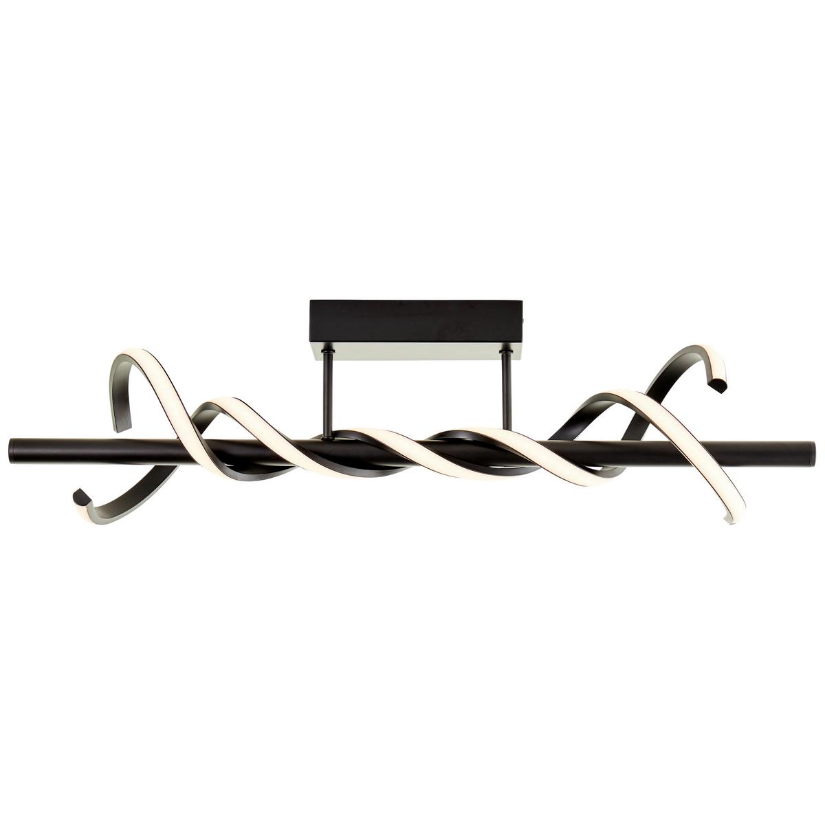 LED-Deckenleuchte G99816/06 Amalie - Schwarz, Design, Kunststoff/Metall (75,5/20/18cm) - Brilliant