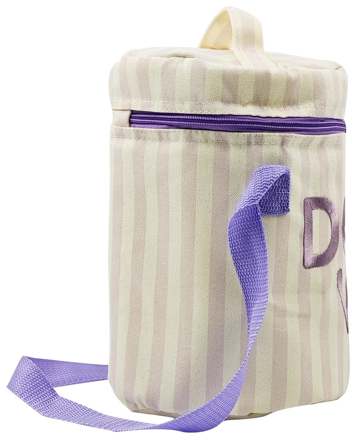 Chladící taška objem 7L - bílá/šeříková, Konvenční, kov/textil (17/24/17cm) - Mömax