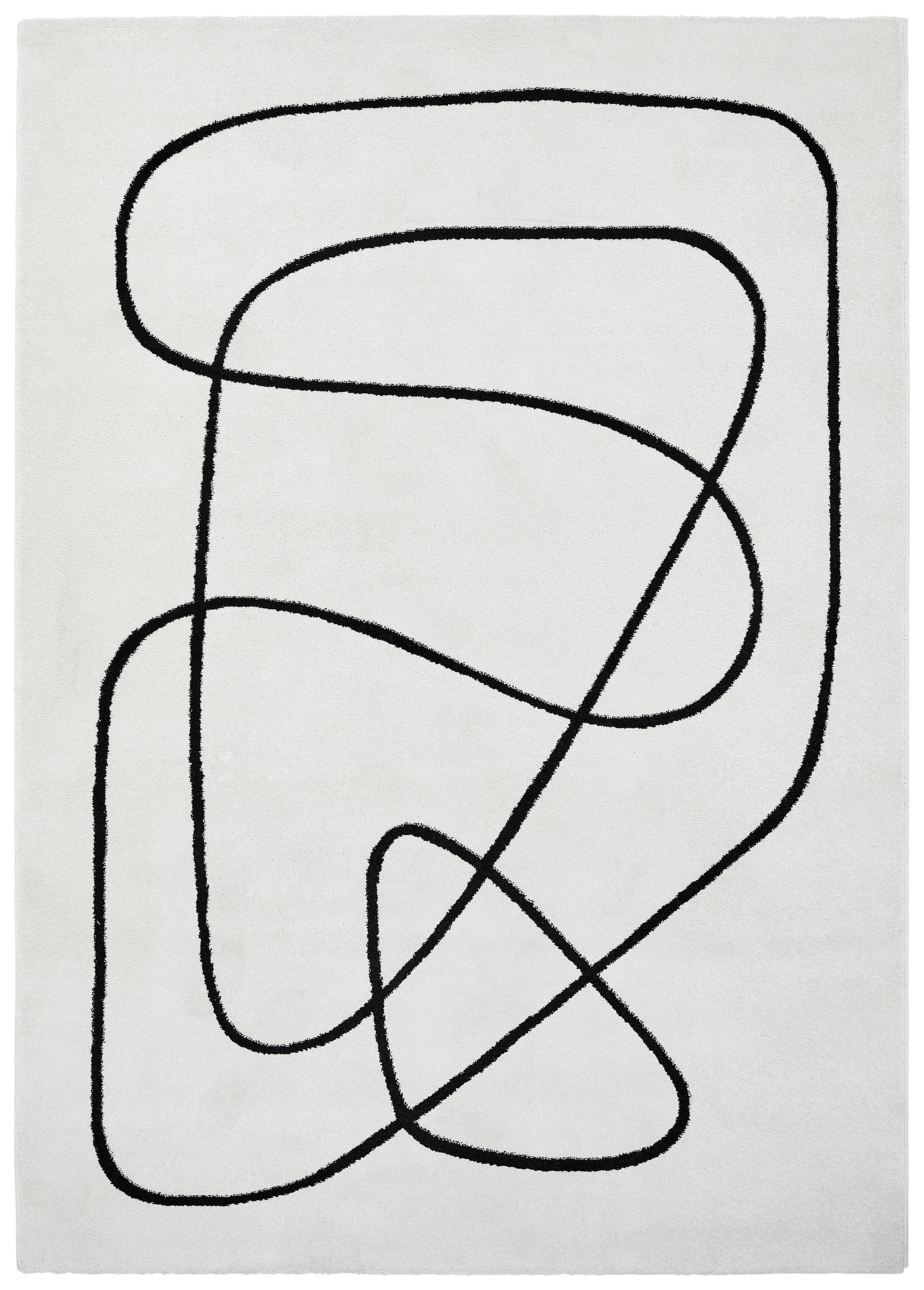 Webteppich Artist - Schwarz/Weiß, Design, Textil (120/170cm) - Esprit