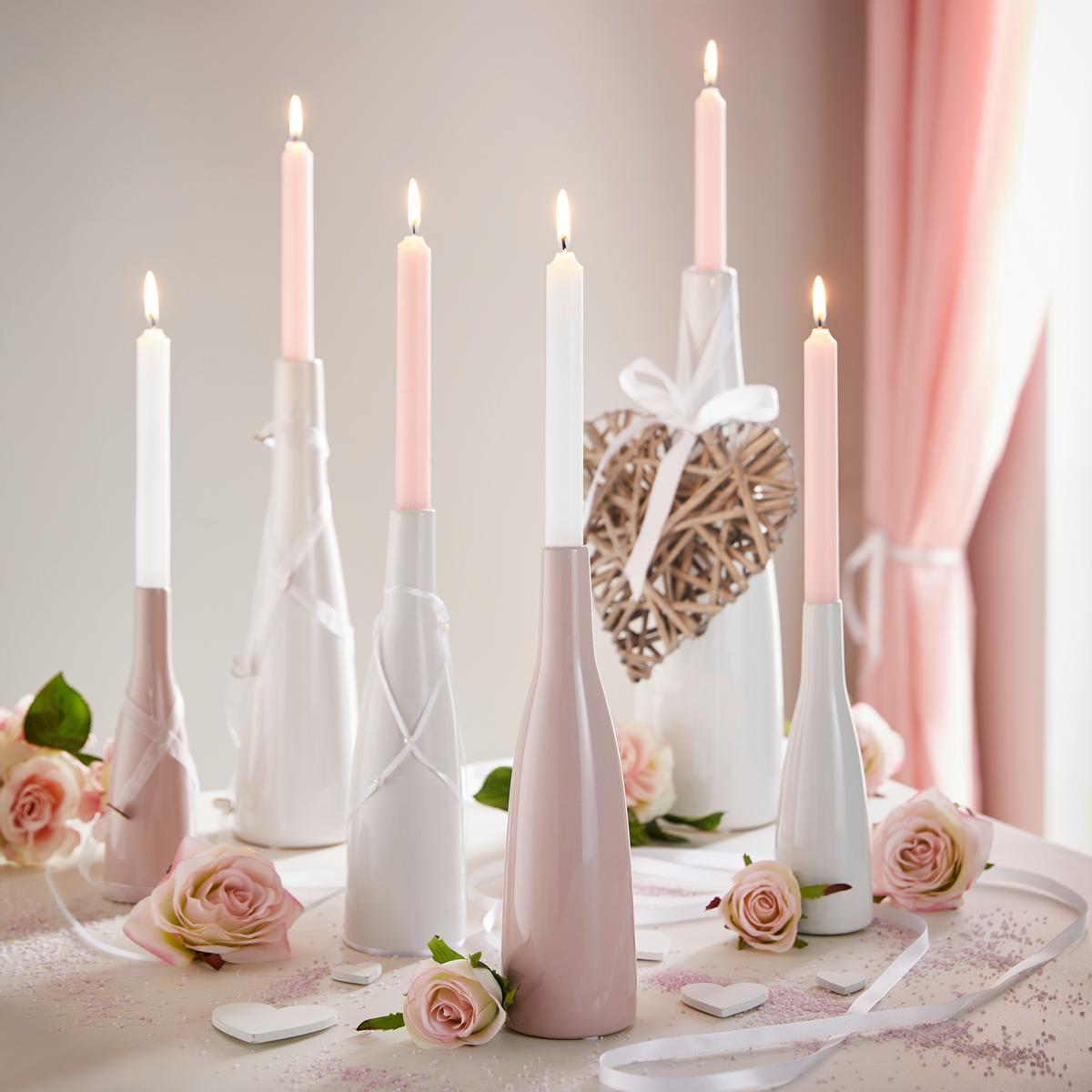 VÁZA PLANCIO - bílá, Moderní, keramika (8,5/33cm) - Modern Living