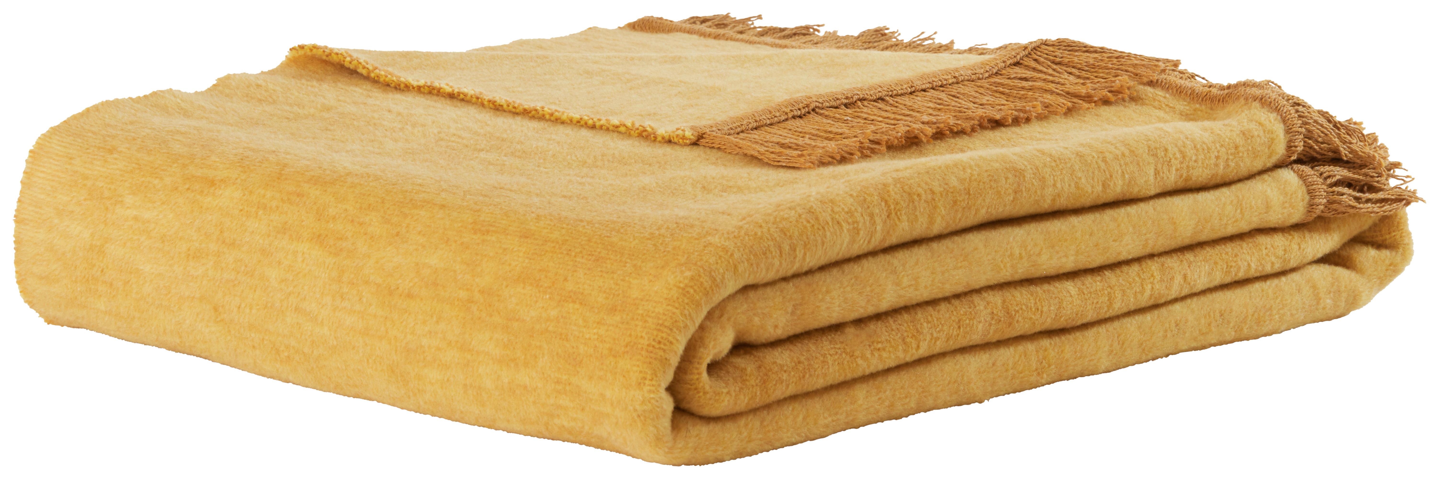 Deka El Sol, 150/200cm, Žlutá - žlutá, textil (150/200cm) - Modern Living
