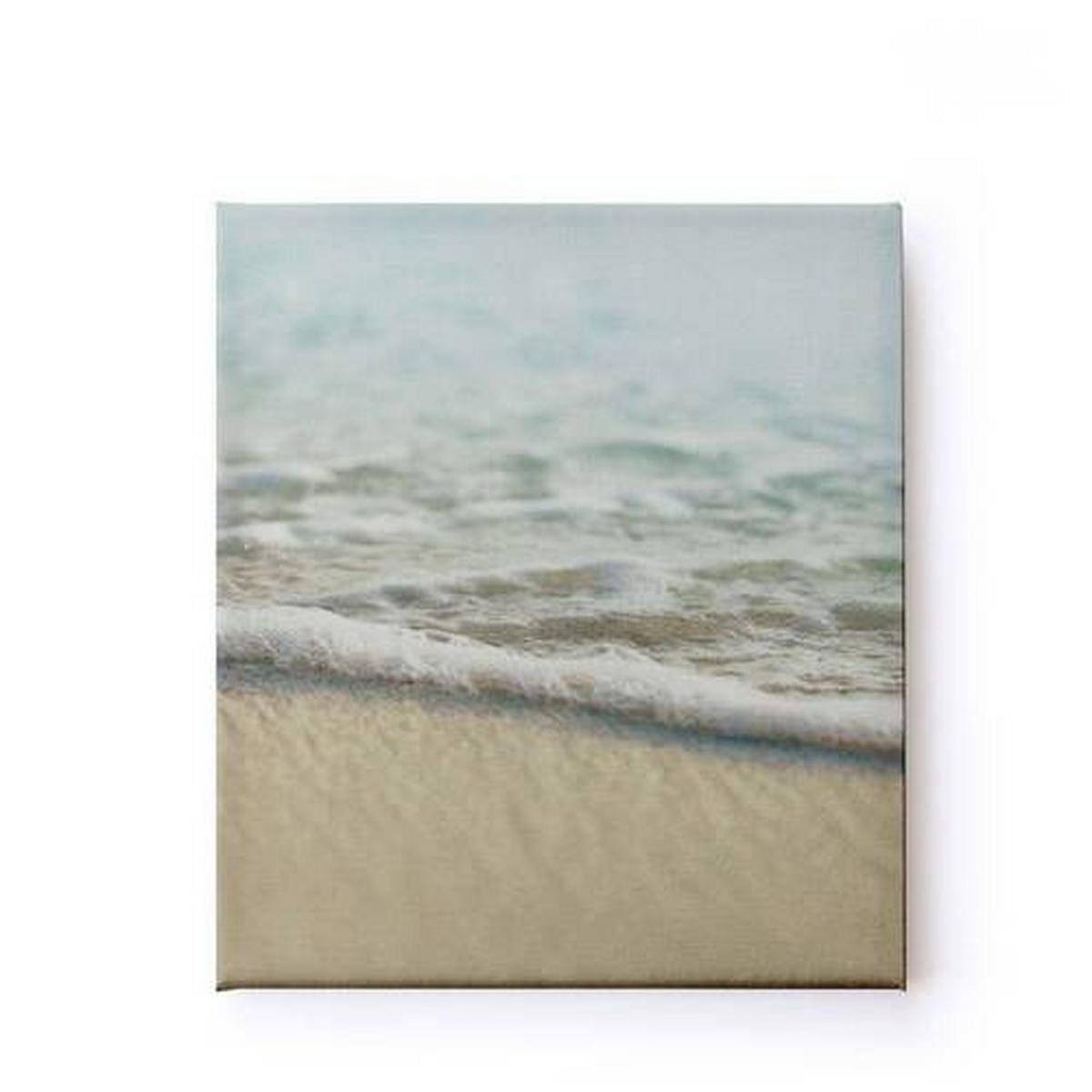 Leinwandbild Blick Aufs Meer - Multicolor, Basics, Wellpappe/Textil (80/60/2.5cm)