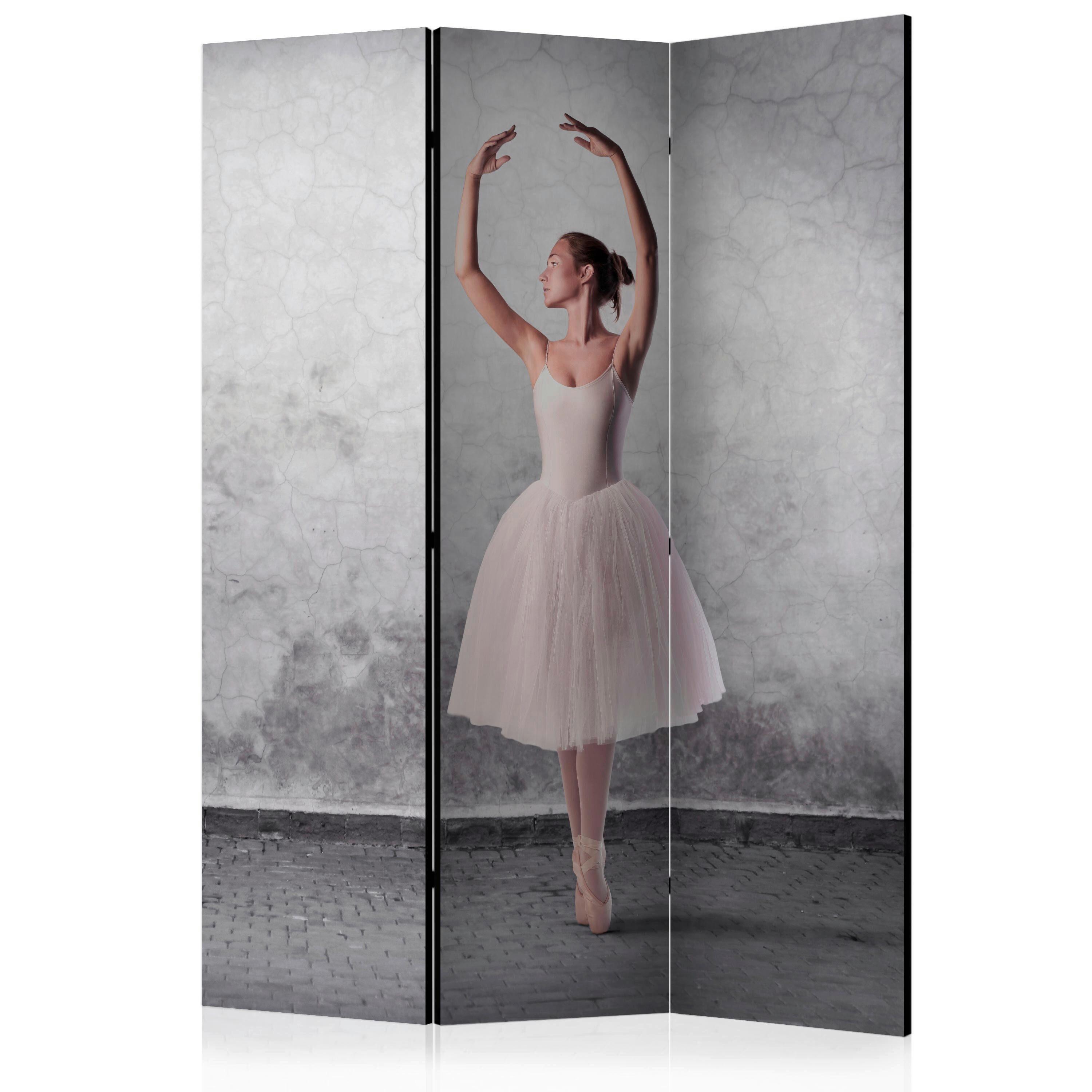 Paravent Grau Pink B: 135 cm