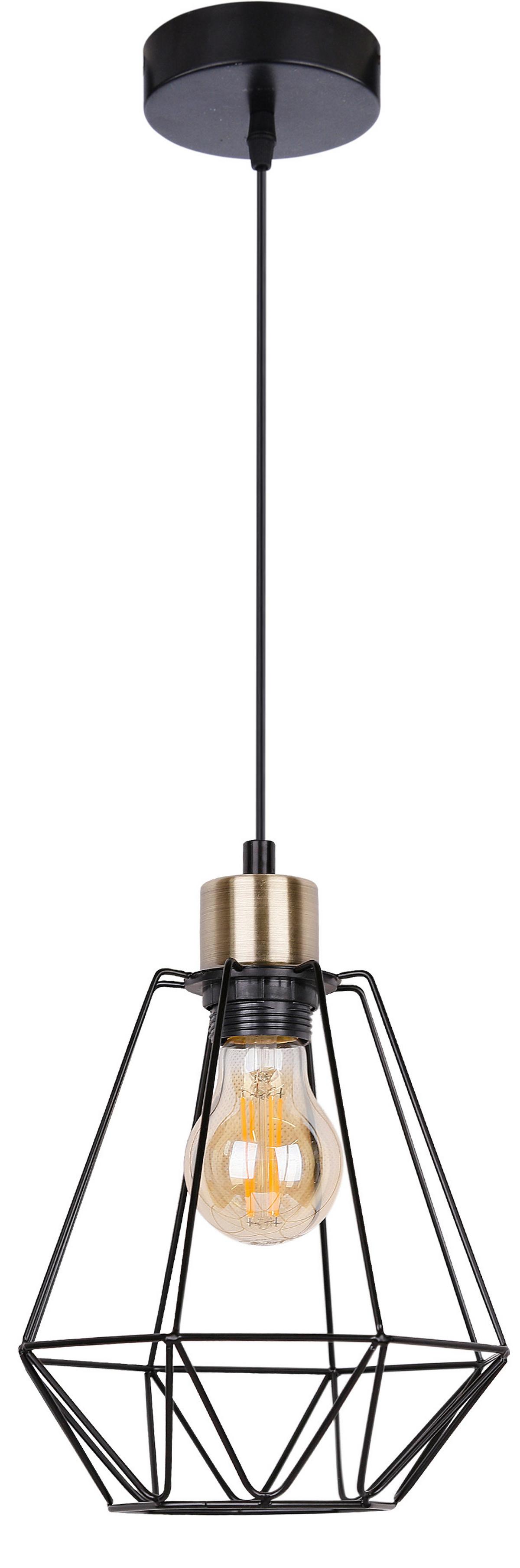 Pendelleuchte 31-00262 - Schwarz, Design, Metall (19/19/100cm)