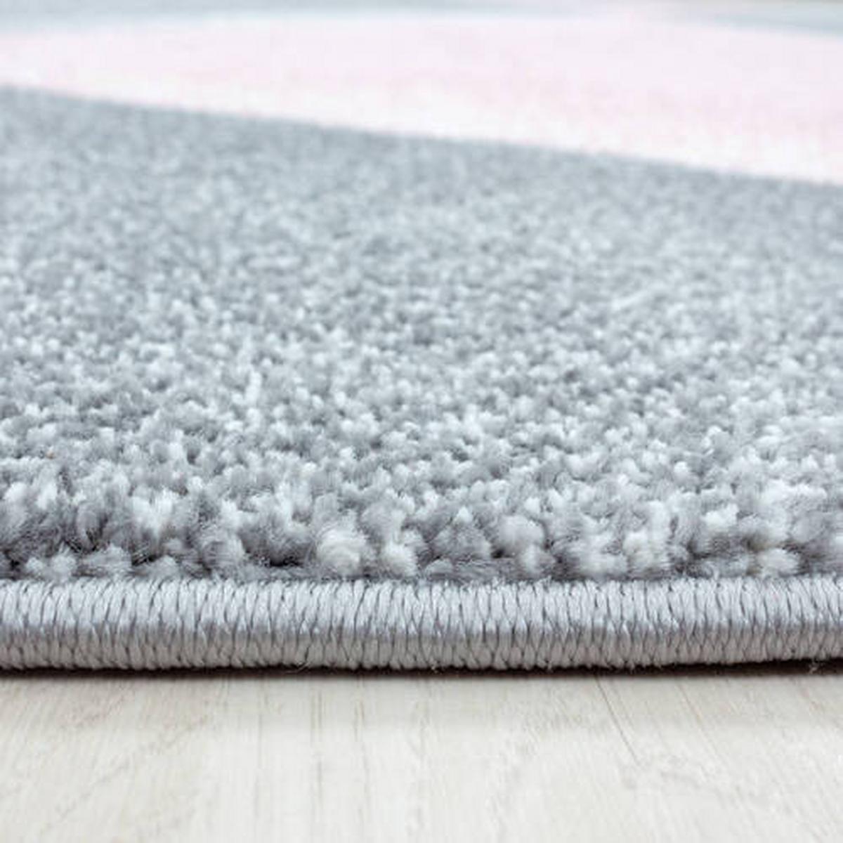 Webteppich Beta - Pink, Basics, Textil (140/200cm) - Novel
