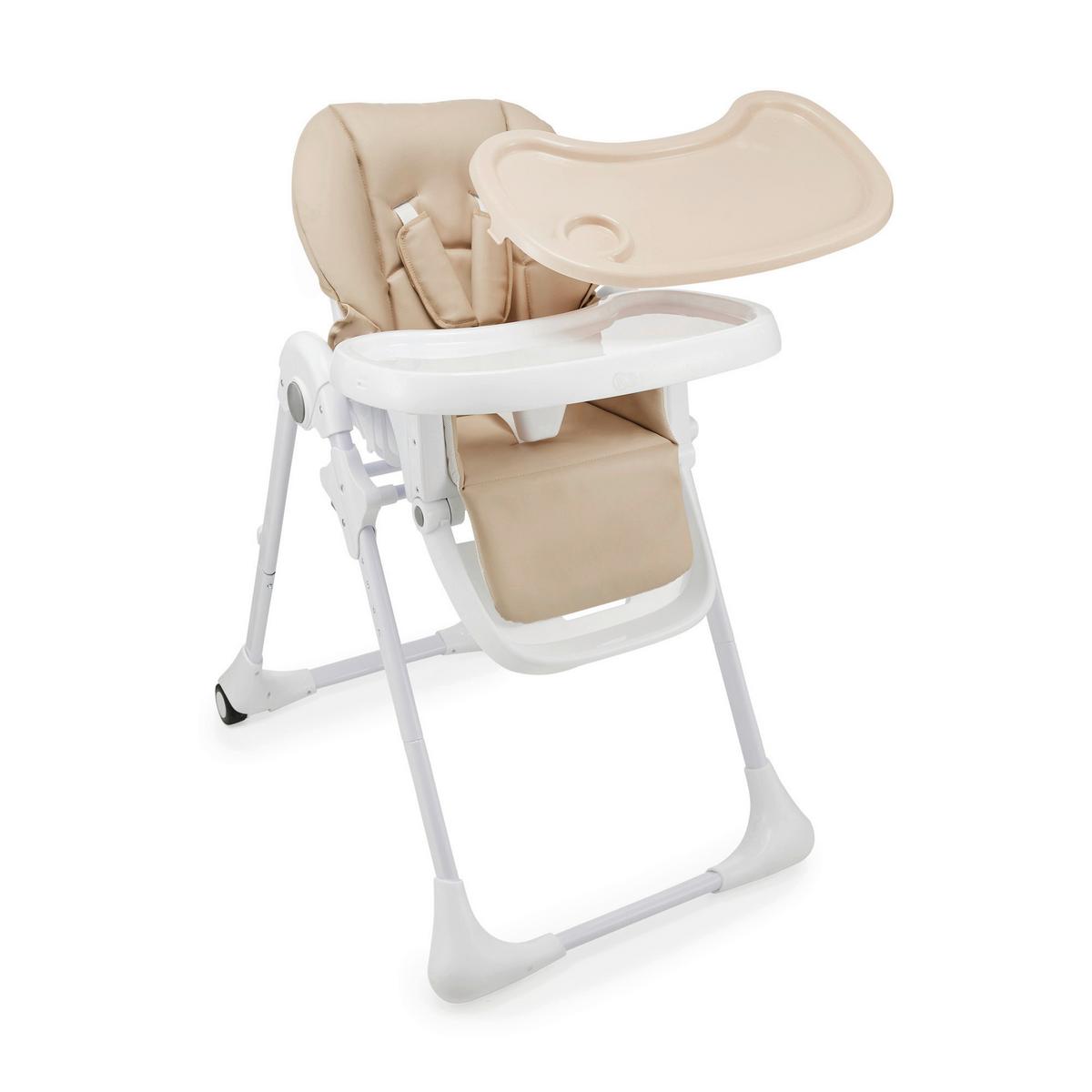 Hochstuhl Beige, B/H/T: 55,5x101x84,5cm - Beige, Basics (55.5/101/84.5cm) - Kinderkraft