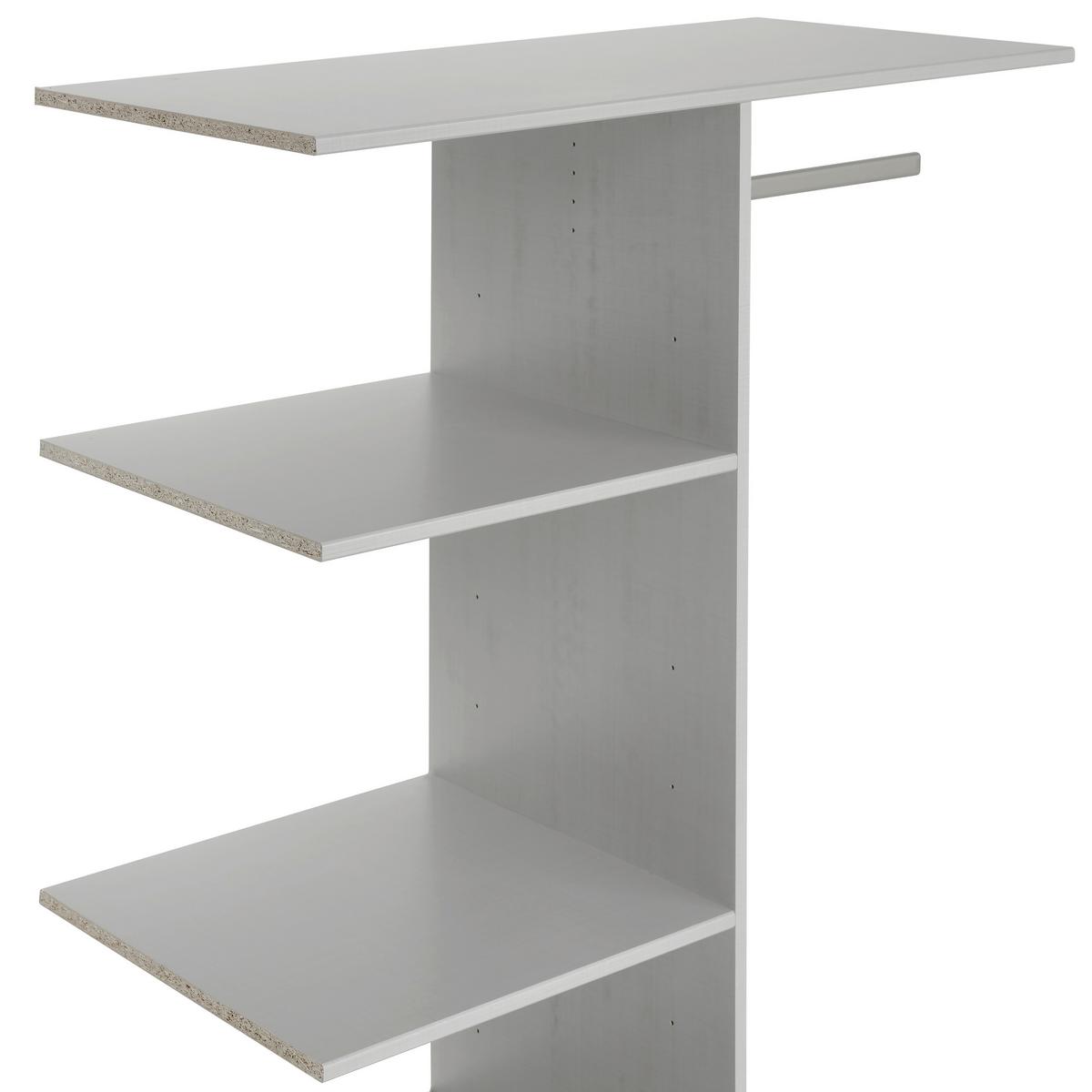 Inneneinteilung Wäscheeinteilung Fresh - Grau, MODERN, Holzwerkstoff (100/160/50cm) - MID.YOU