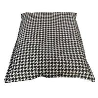 Sedací vak BIG PEPE - bílá/černá, Moderní, textil (130/40/170cm)