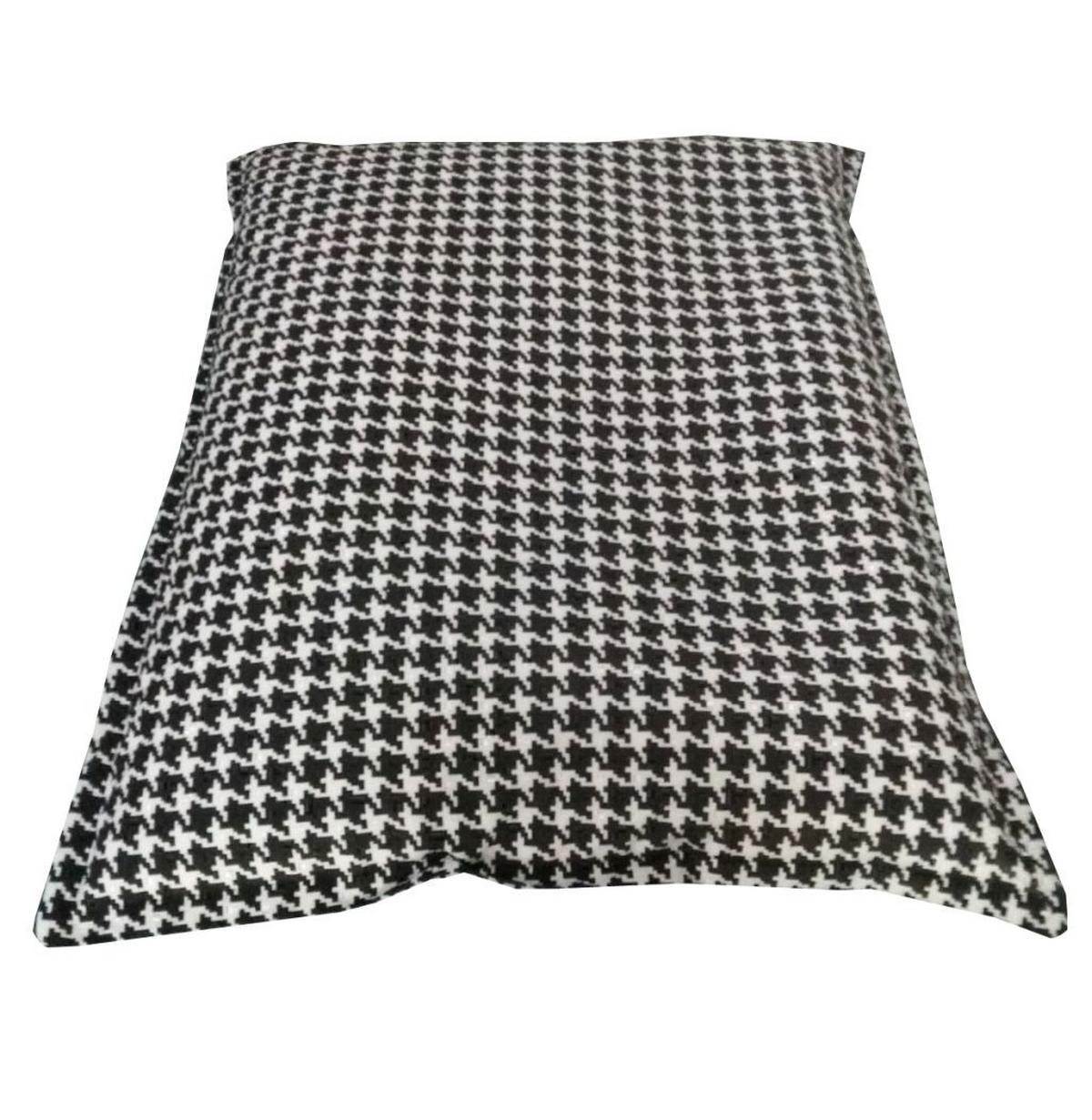 Sedací vak BIG PEPE - bílá/černá, Moderní, textil (130/40/170cm)
