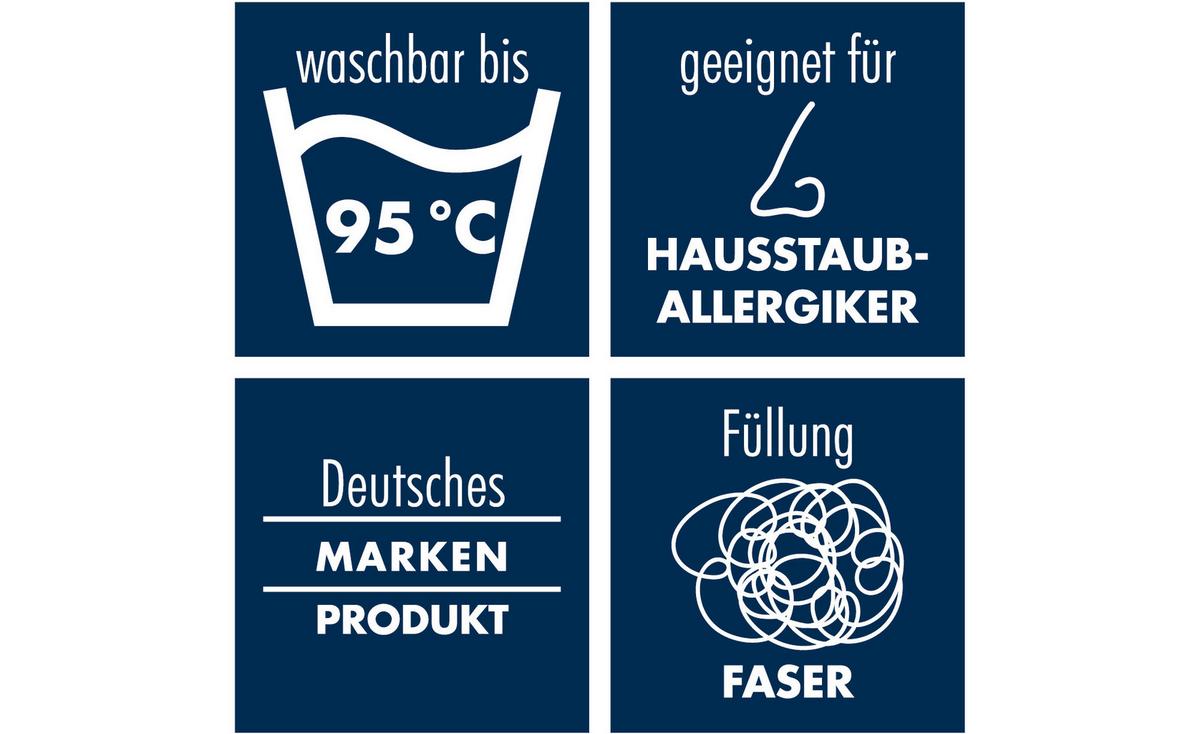 Steppdecke Jette Leicht - Basics, Textil (140/200cm) - Irisette
