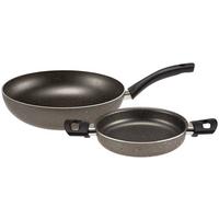 Pfannenset Mikko - Grau, Basics, Metall - Luca Bessoni