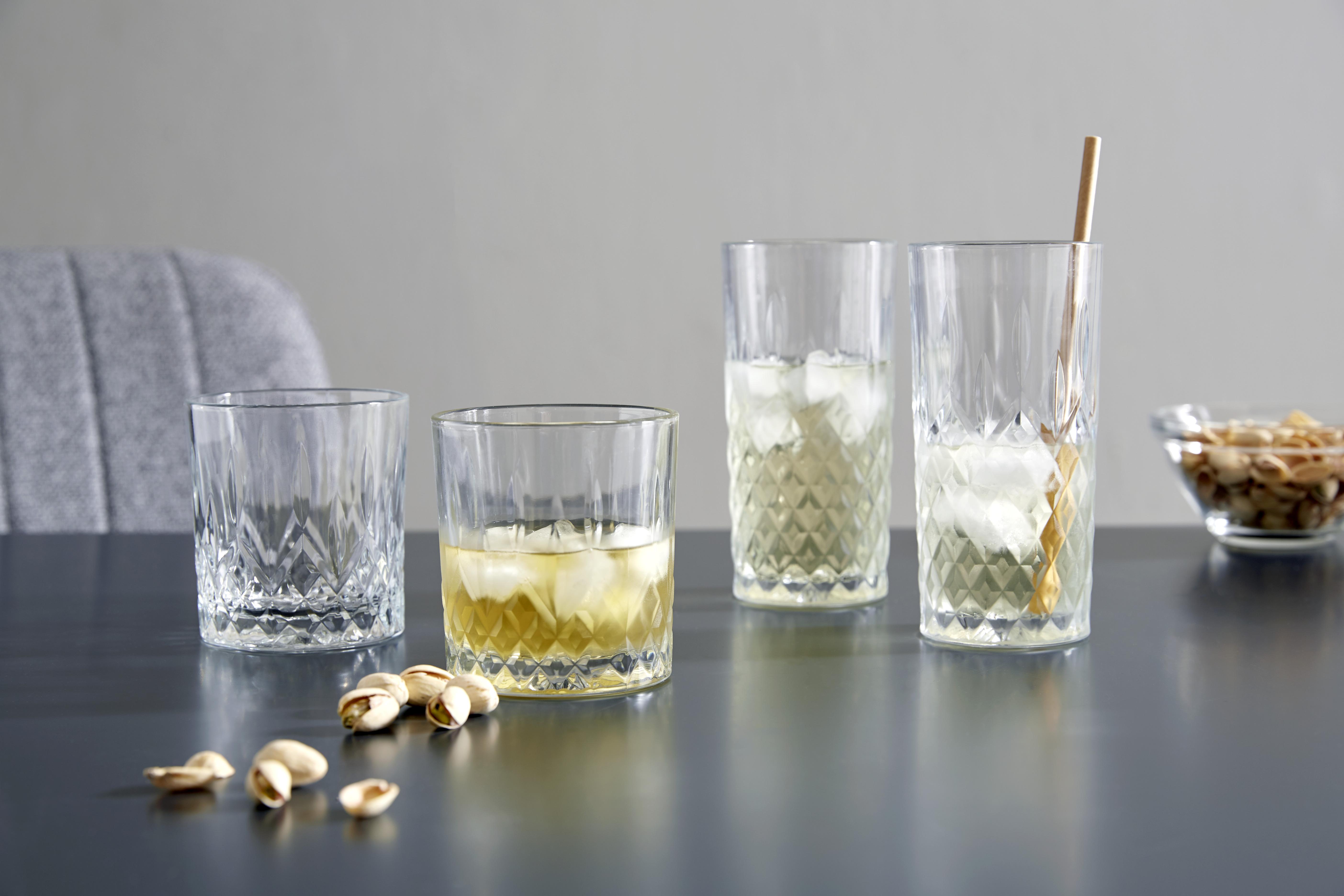 Longdrinkglas Daniel 2er-set, Je Ca. 356 Ml - Klar, KONVENTIONELL, Glas (356ml) - James Wood
